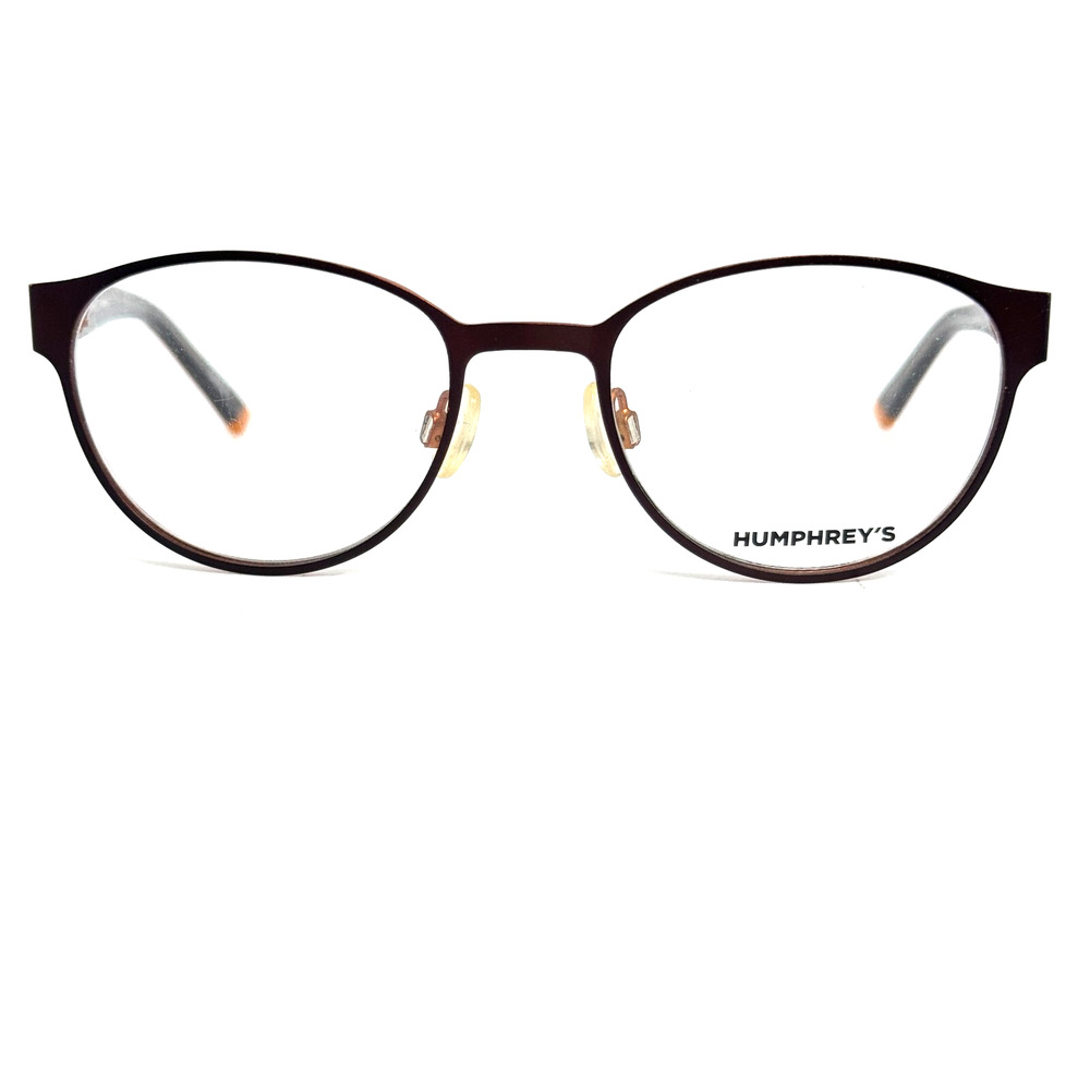 Humphrey's 582140 48-18-135 Eyeglasses Frames Full rim Brown Orange H16956
